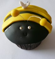 Cupcake Fondant Bijtje